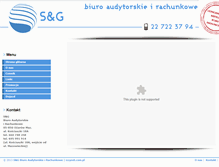 Tablet Screenshot of biurorachunkowe-sg.pl
